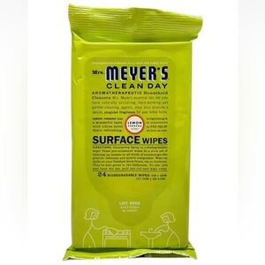 Mrs. Meyer's Clean Day Biodegradable Wipes Lemon Verbena Countertop All Purpose